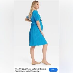 Blue Maternity Dress